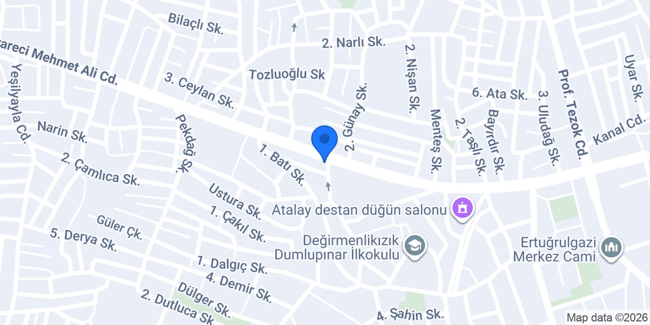 Gündoğdu Mobilya Yıldırım konumu