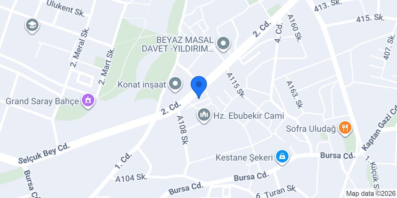 Bursa Bölme konumu