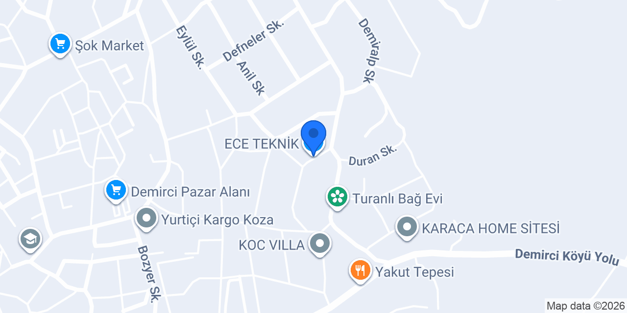 ECE TEKNİK konumu