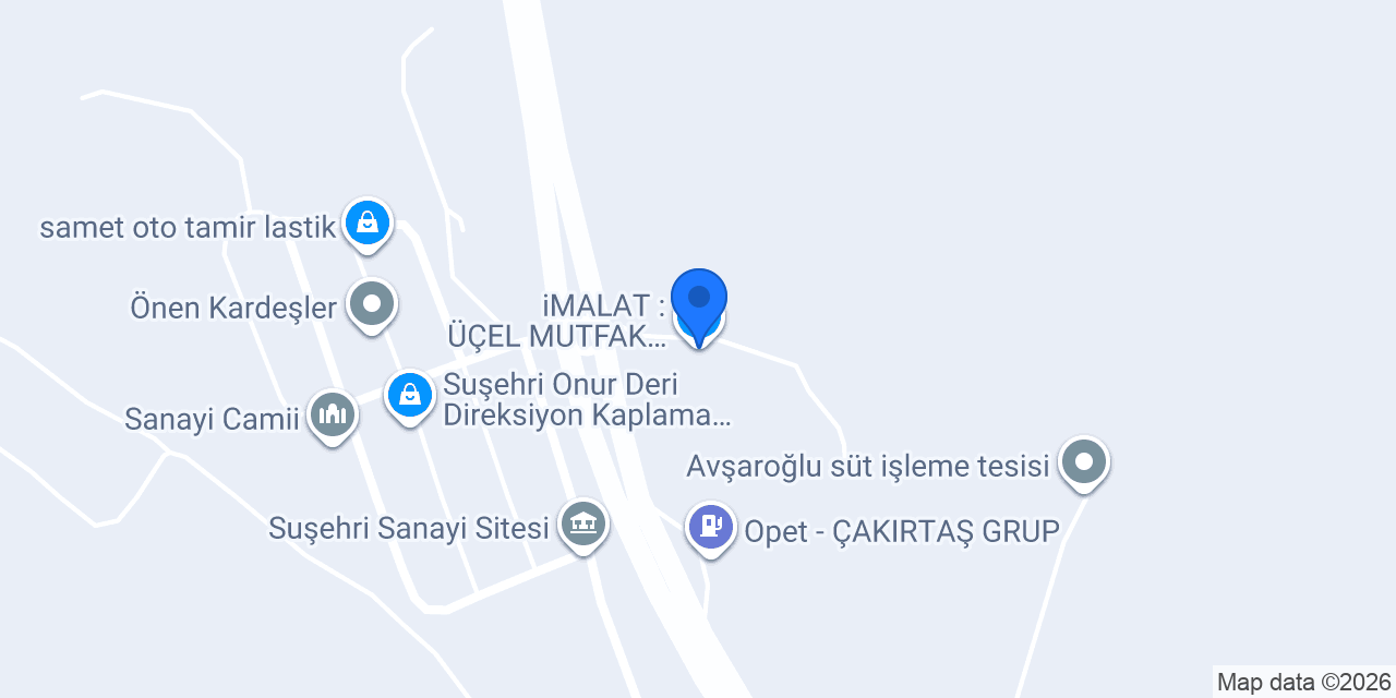 iMALAT : ÜÇEL MUTFAK MOBİLYA & PVC konumu