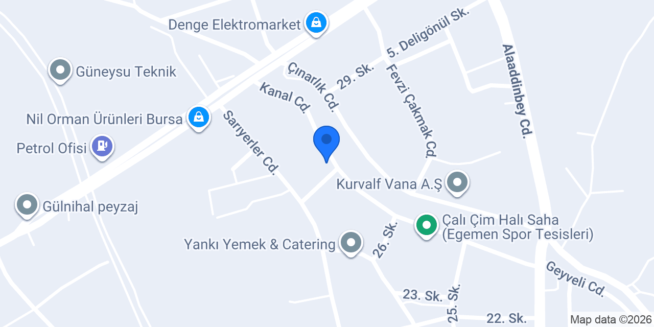 GB KAUÇUK LTD ŞTİ konumu