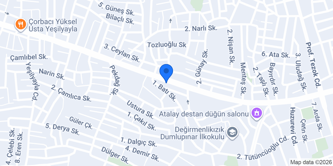 Bülent Börekçilik Bursa Yıldırım Değirmenlikızık konumu