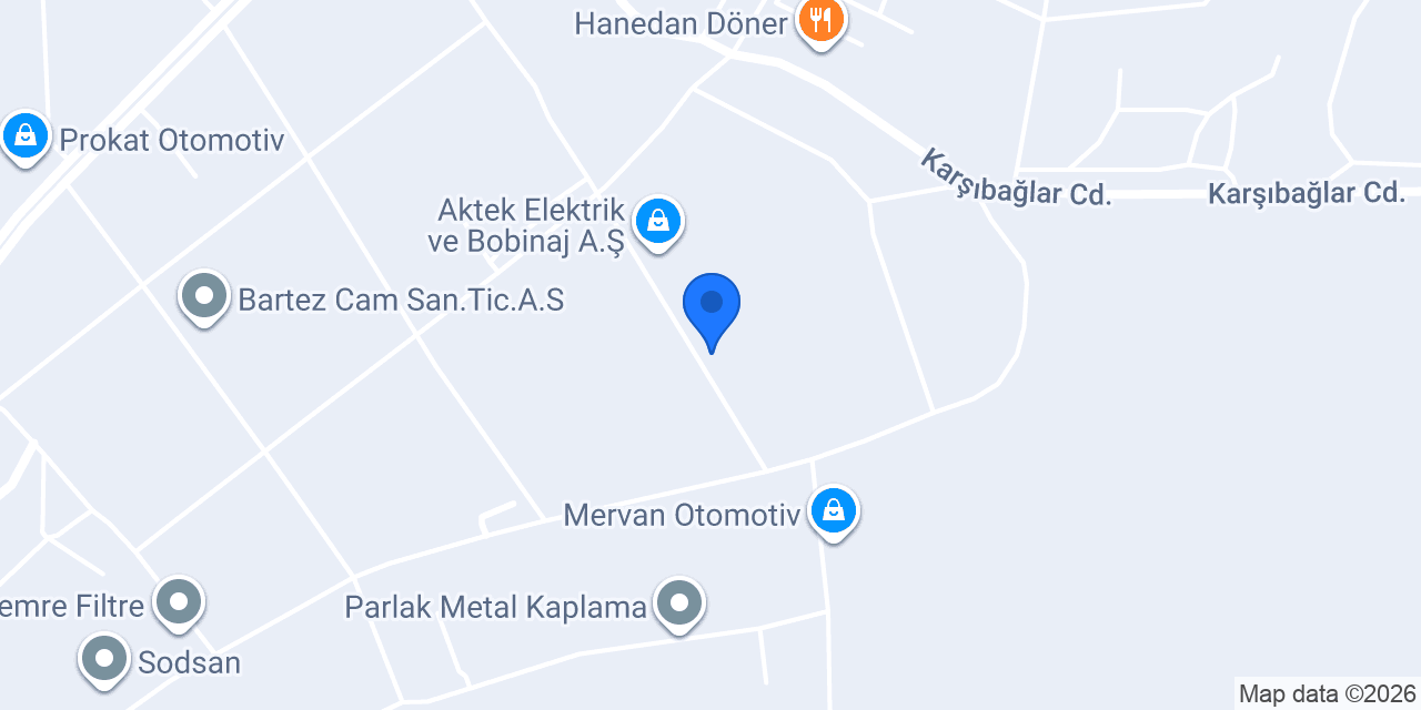 AFC İnşaat Malzemeleri ve San. Tic. Ltd. Şti. konumu