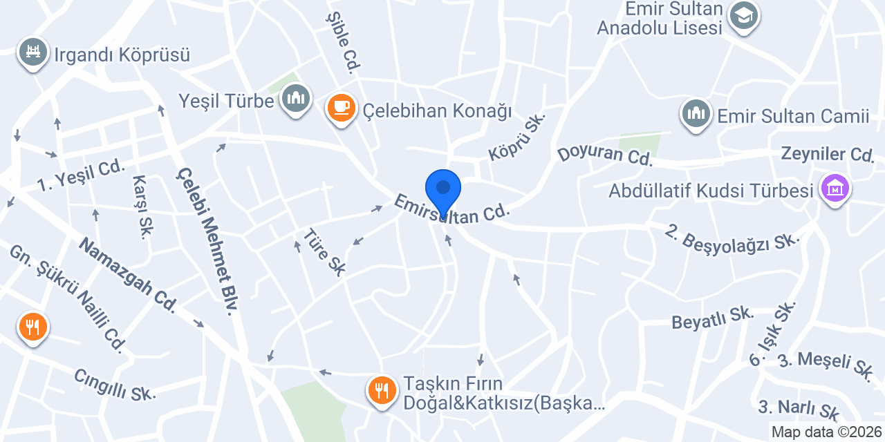 Cennet Pastanesi konumu