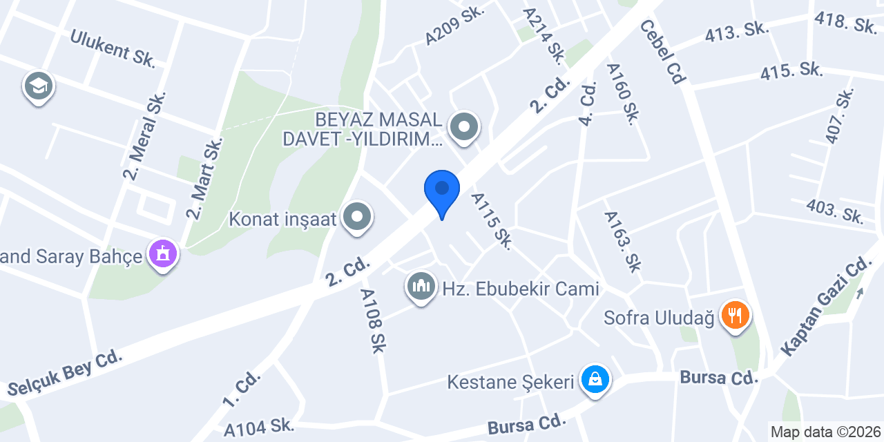 Truva Veteriner Muayenehanesi konumu