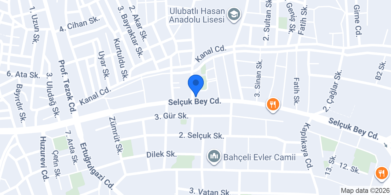 Öz - Alibaba Ekmek Fırını konumu