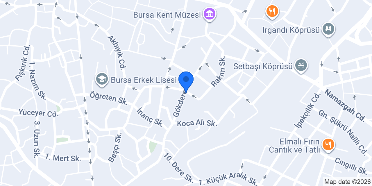 Kırmızıgül Pastanesi konumu