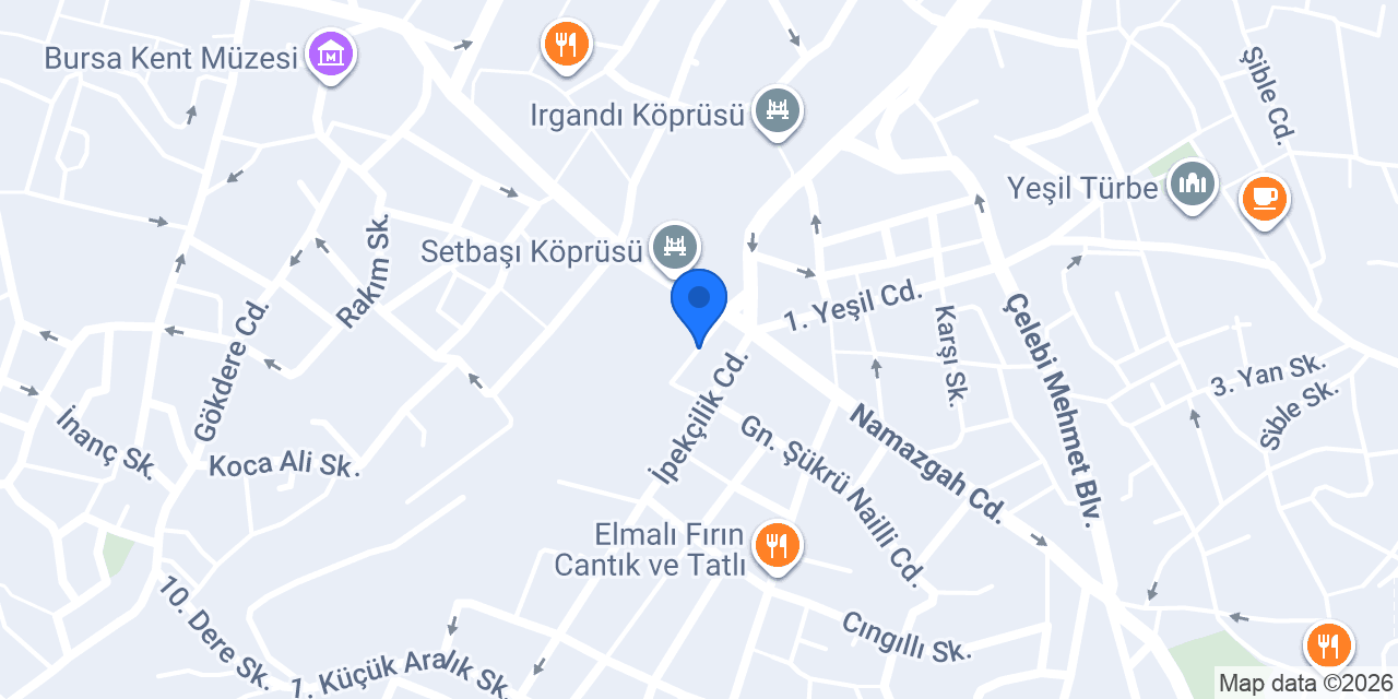 Karaca Ekmek Fırını konumu