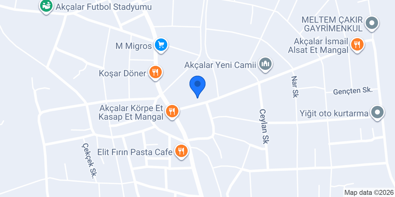 ECE PETSHOP BURSA konumu