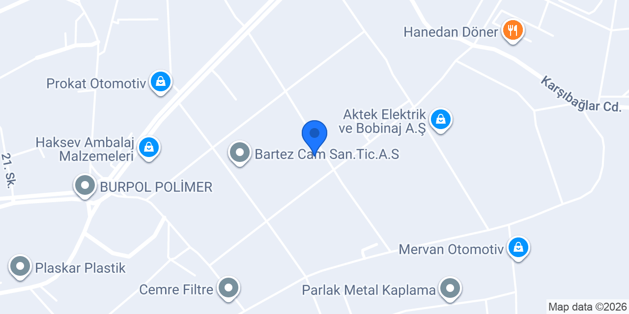ARTITECH OTOMOTİV SAN. ve TİC. LTD. ŞTİ. konumu