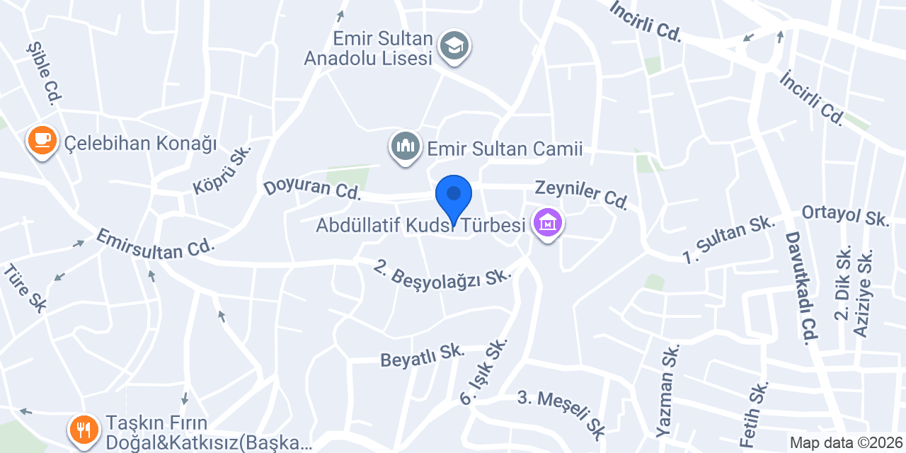 Emirsultan Meydan Çayevi konumu
