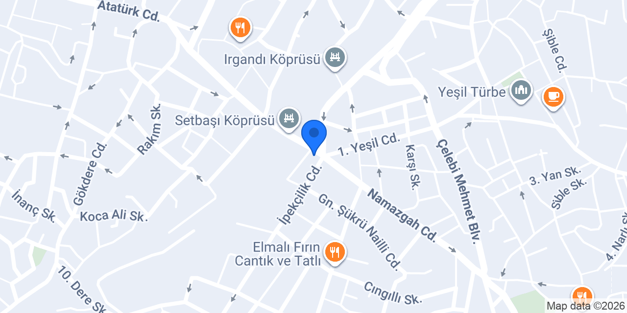 Setbaşı Luna Pastanesi konumu