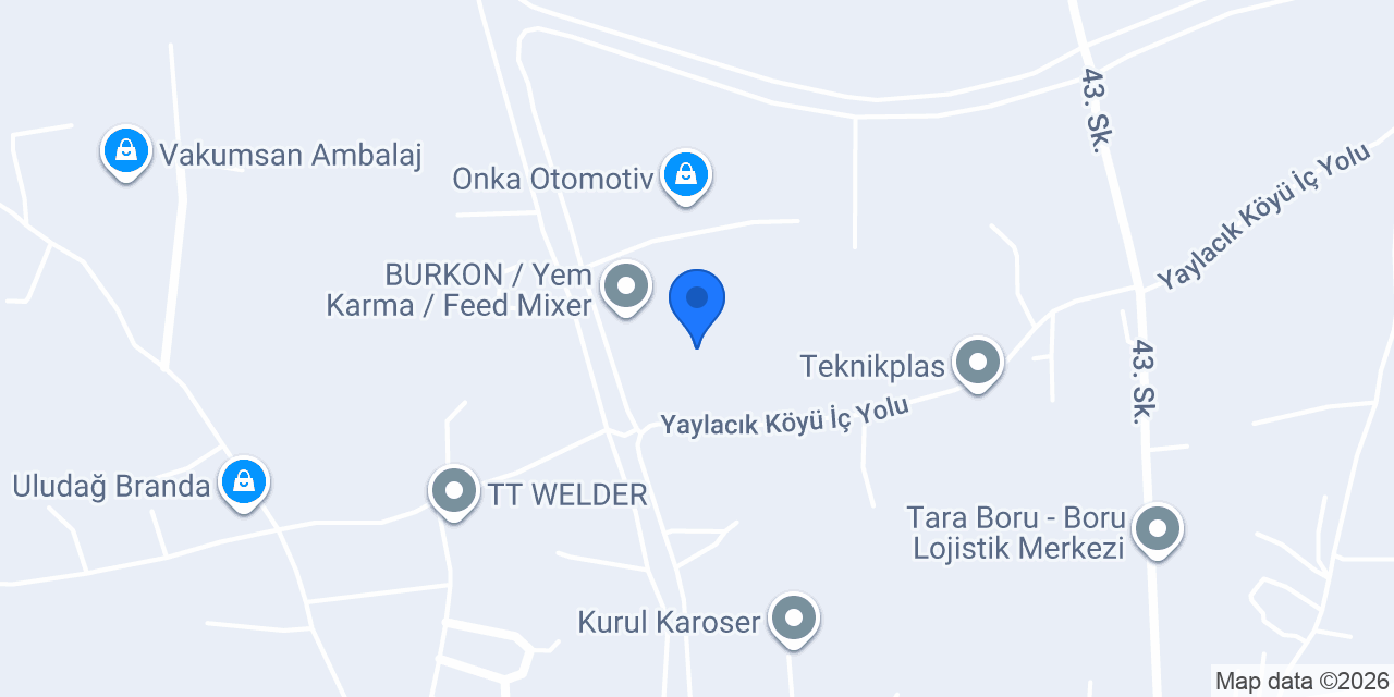 Destek CNC Otomat konumu