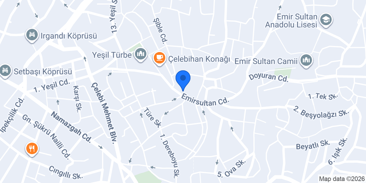 CHORBA YEMEK SALONU konumu