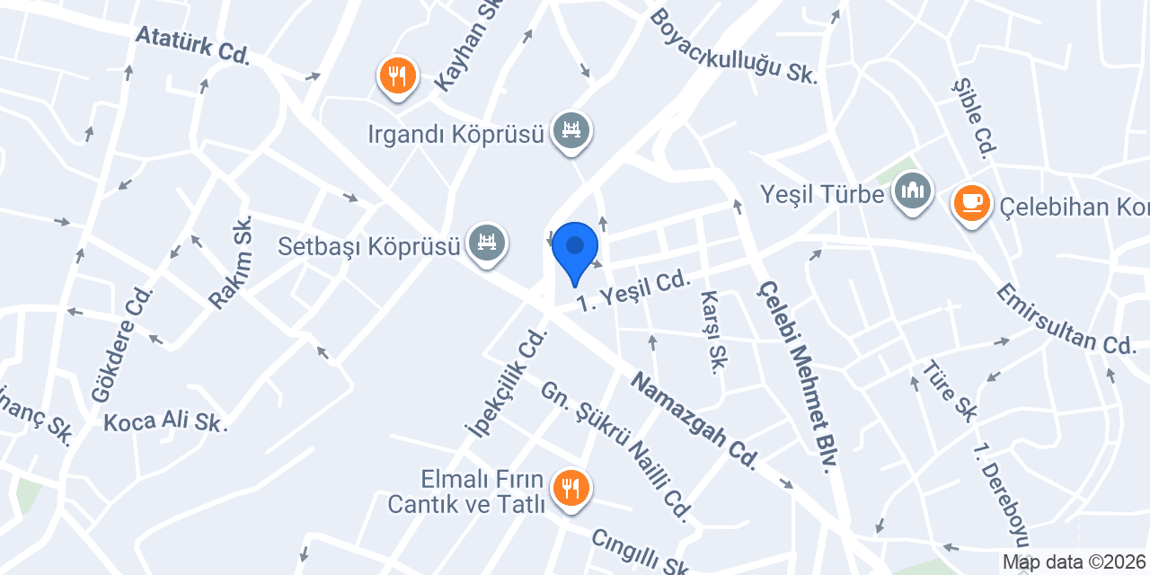 Domino's Pizza Setbaşı konumu