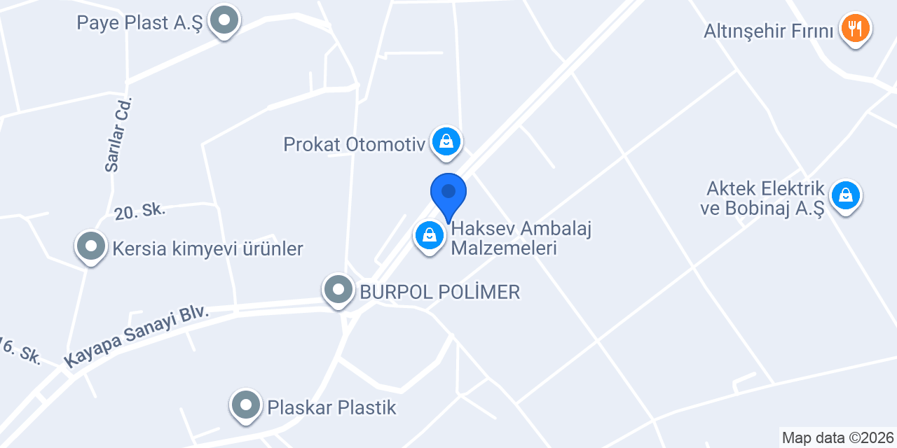 Albaksan Dış Ticaret ve Pazarlama A.Ş. konumu