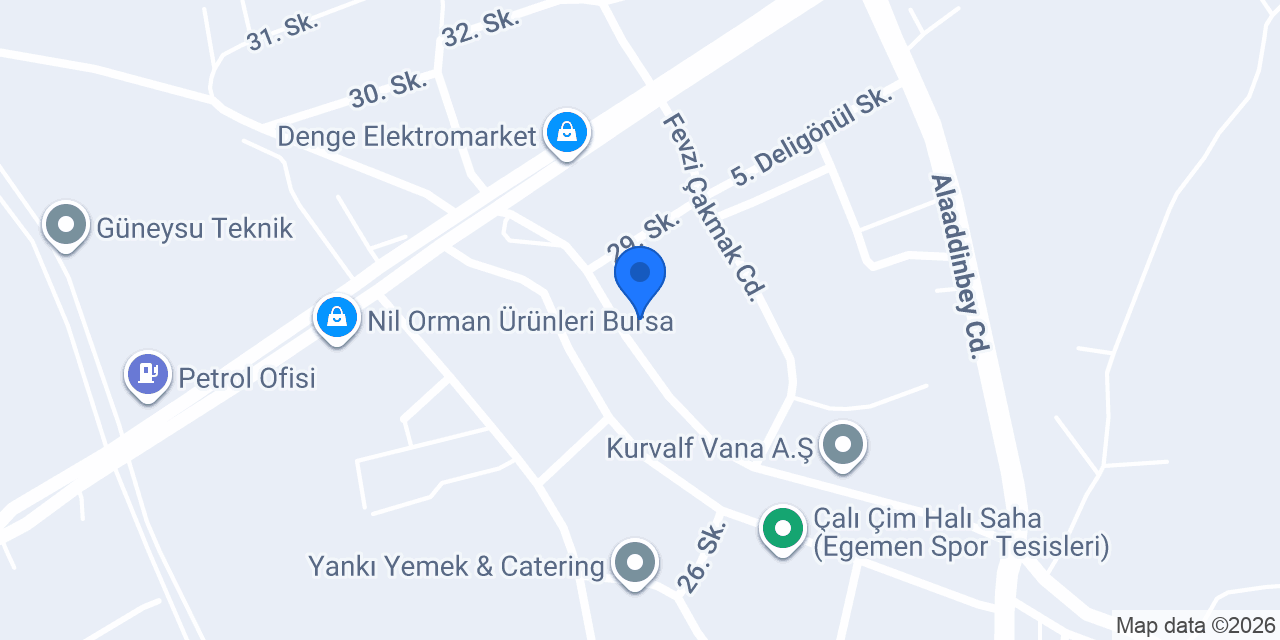 Korkmaz Çelik konumu