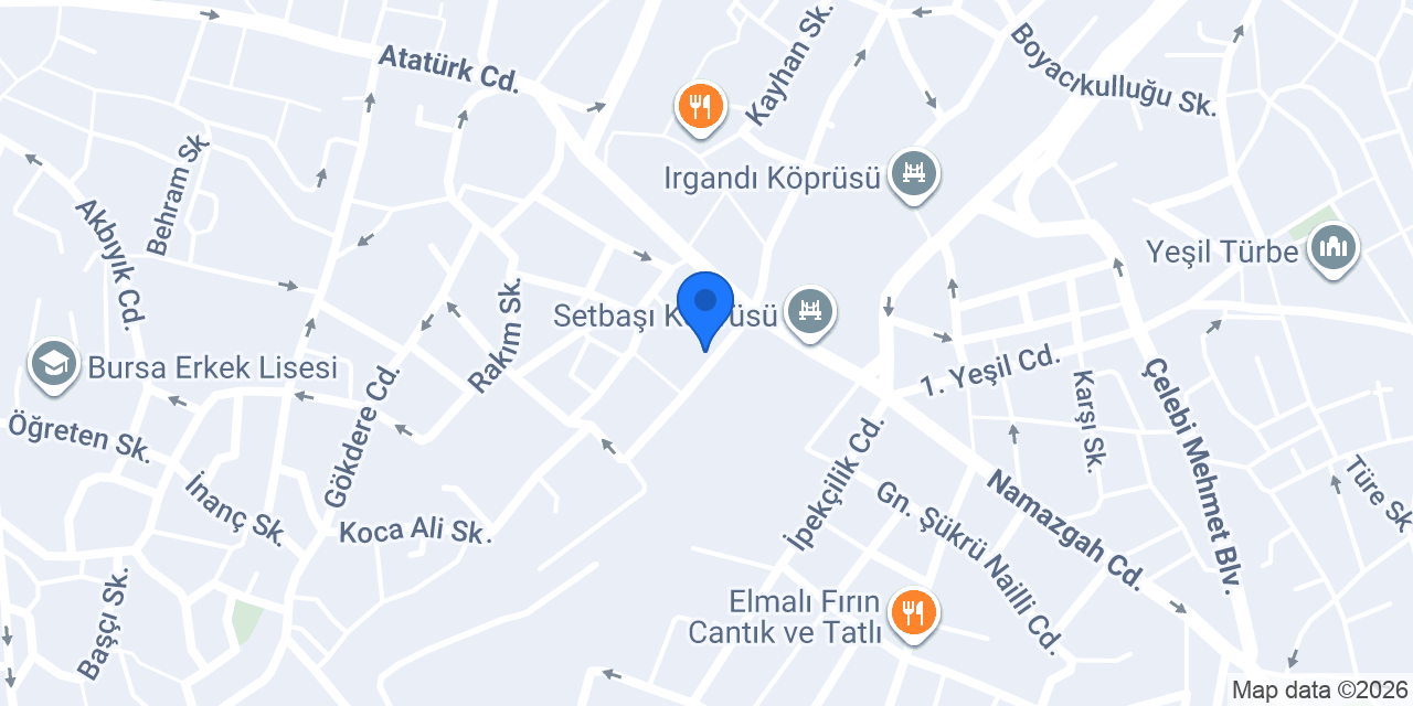 Diş Hekimi Bengü Tekyıldık Kaya konumu