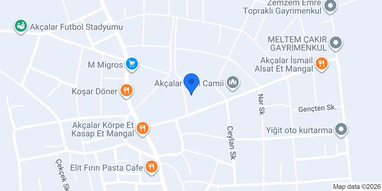 Diş Hekimi İbrahim Çetin konumu