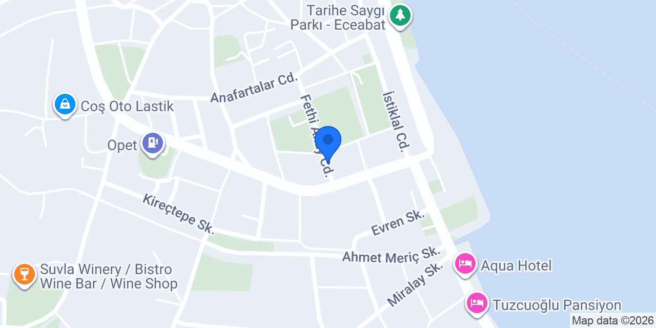 Eceabat spot konumu