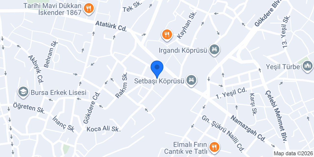 Erguvan Çerçeve konumu