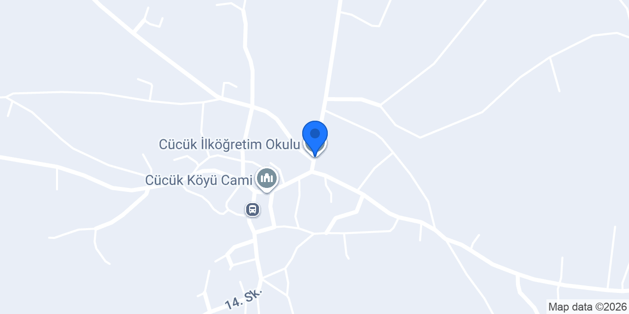 Cücük İlköğretim Okulu konumu