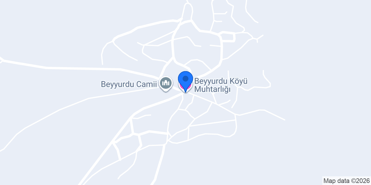 Beyyurdu Köyü Muhtarlığı konumu