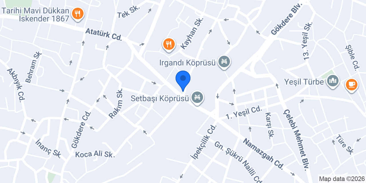 Damak Çorbacısı konumu