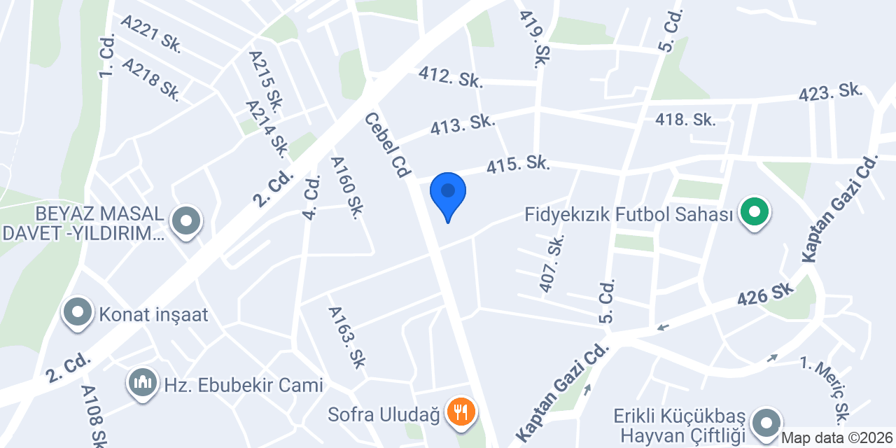 Sempati Veteriner Muayenehanesi konumu