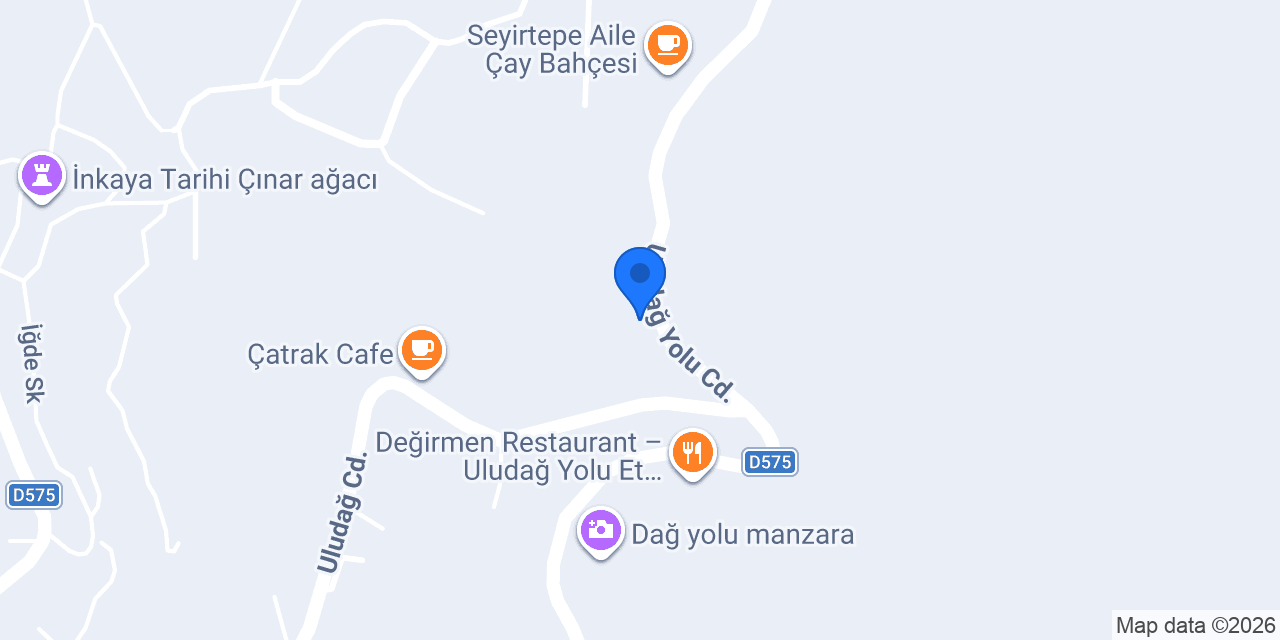 Amaç Et Mangal Aile Çay Bahçesi konumu