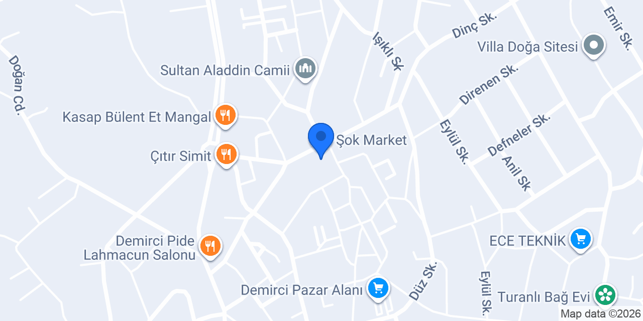 Maraş Dondurma konumu