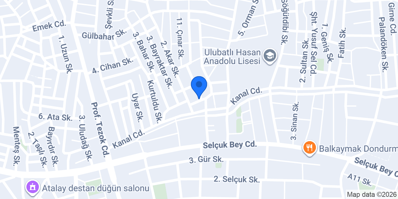 Bozatlı Eczanesi konumu