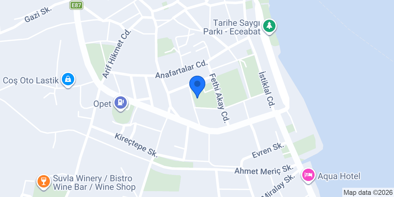 Tapu Müdürlüğü konumu