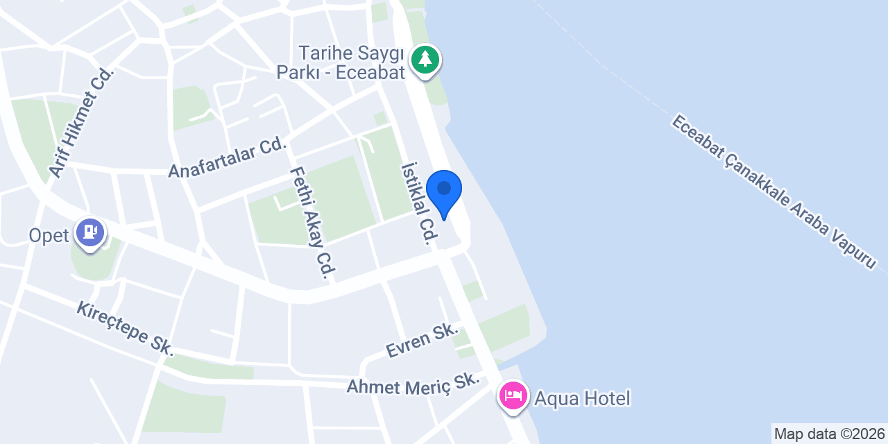 Hotel Deniz konumu