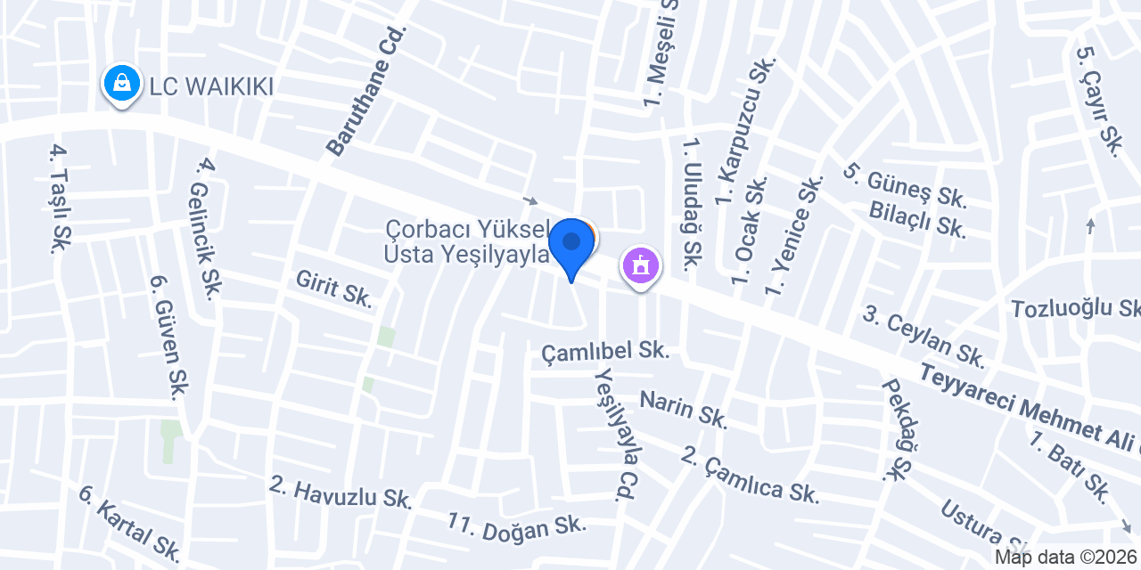 Yurtsever Taşfırın Ekmek konumu