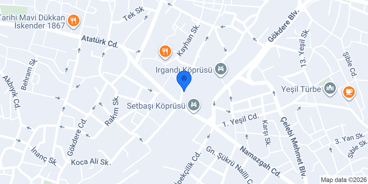 Palmiye Biraevi konumu