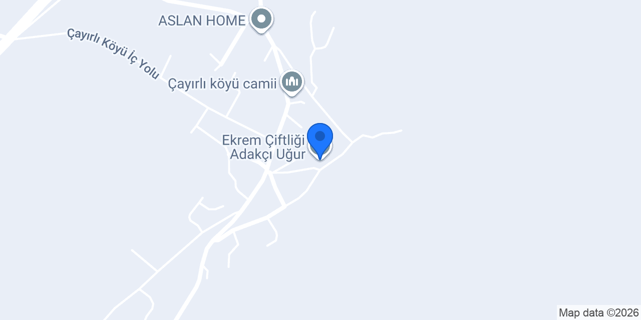 Ekrem Çiftliği Adakçı Uğur konumu