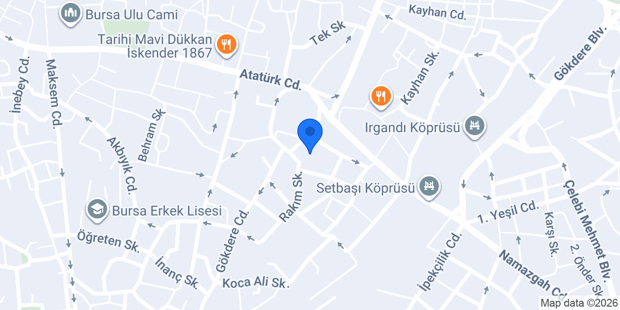 BURSA KONAK HOTEL konumu