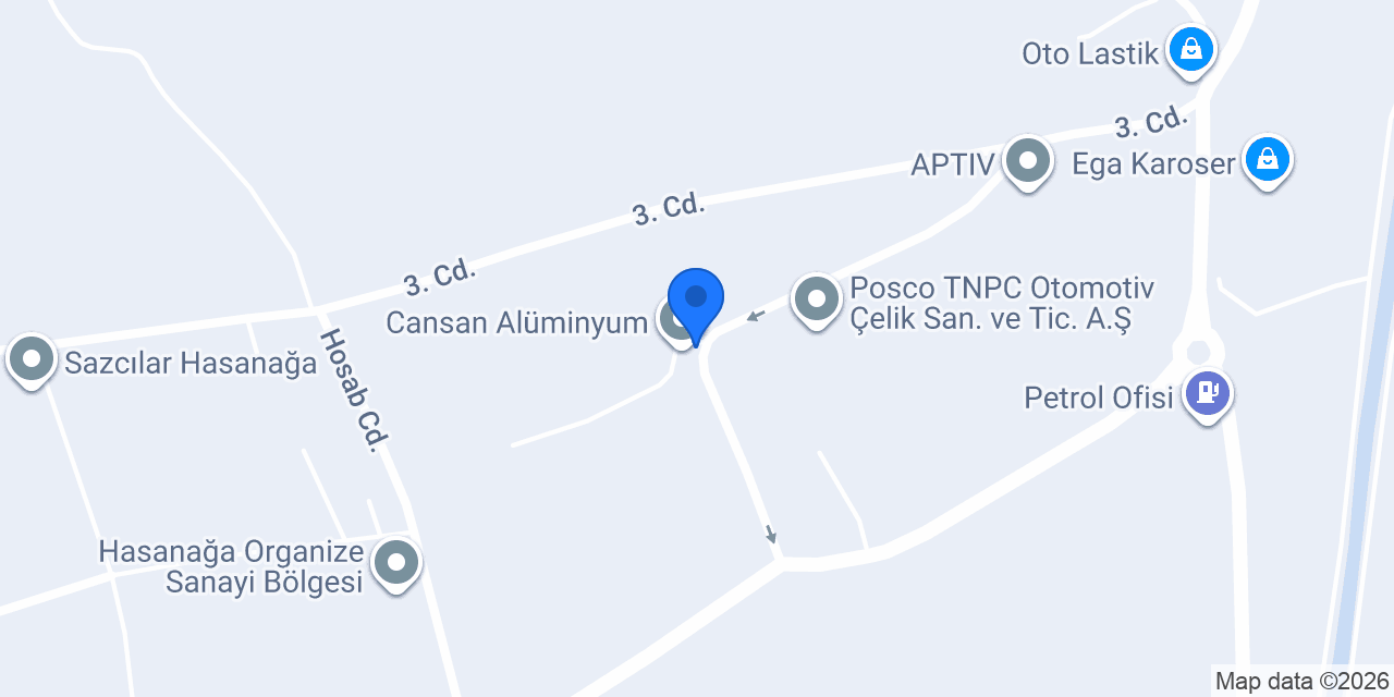 Yeşilova Ekstrüzyon konumu