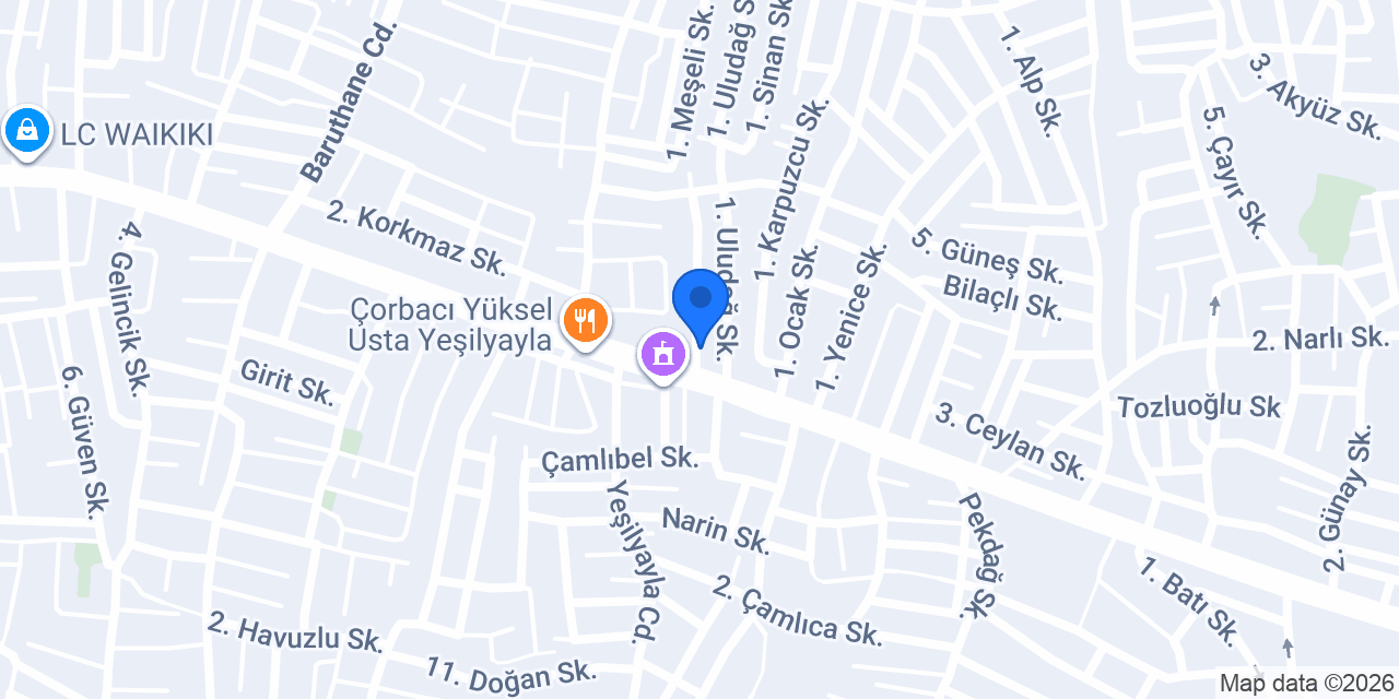 Terzi Ahmet Köşe konumu