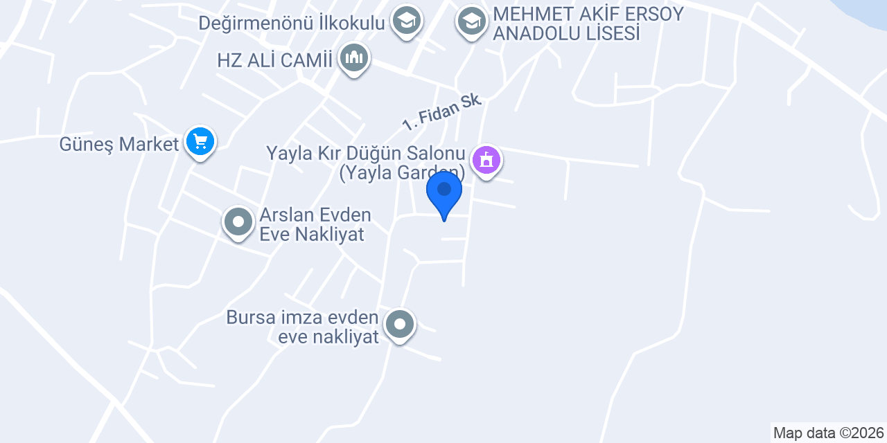 Bursa Moda Nakliyat konumu