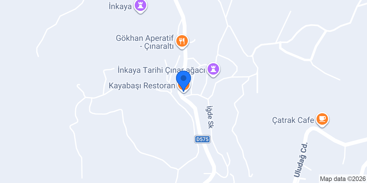 Kayabaşı Restoran konumu
