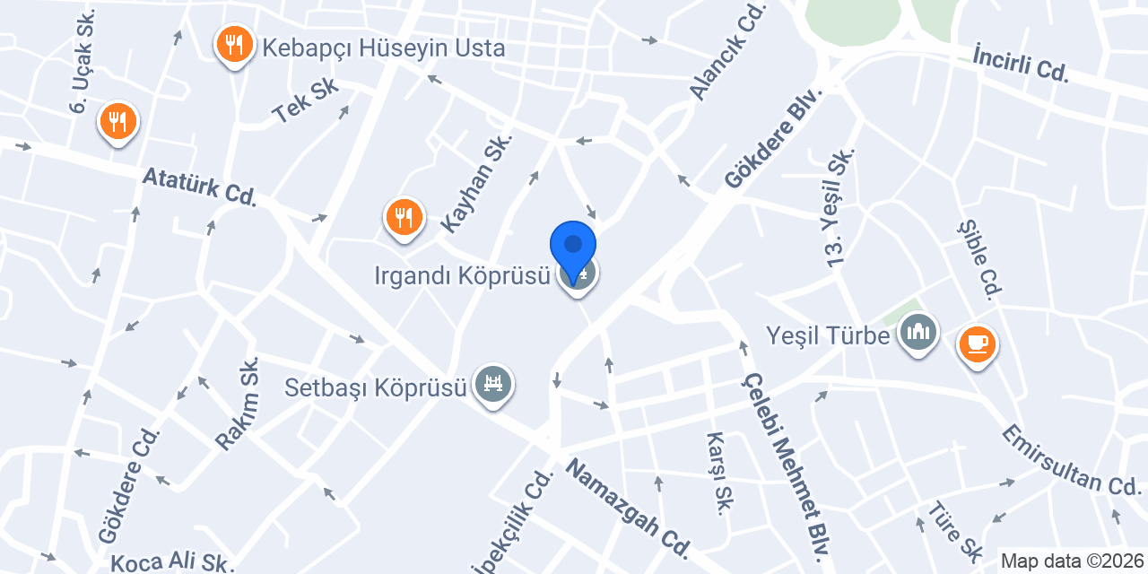 Irgandı Cafe konumu