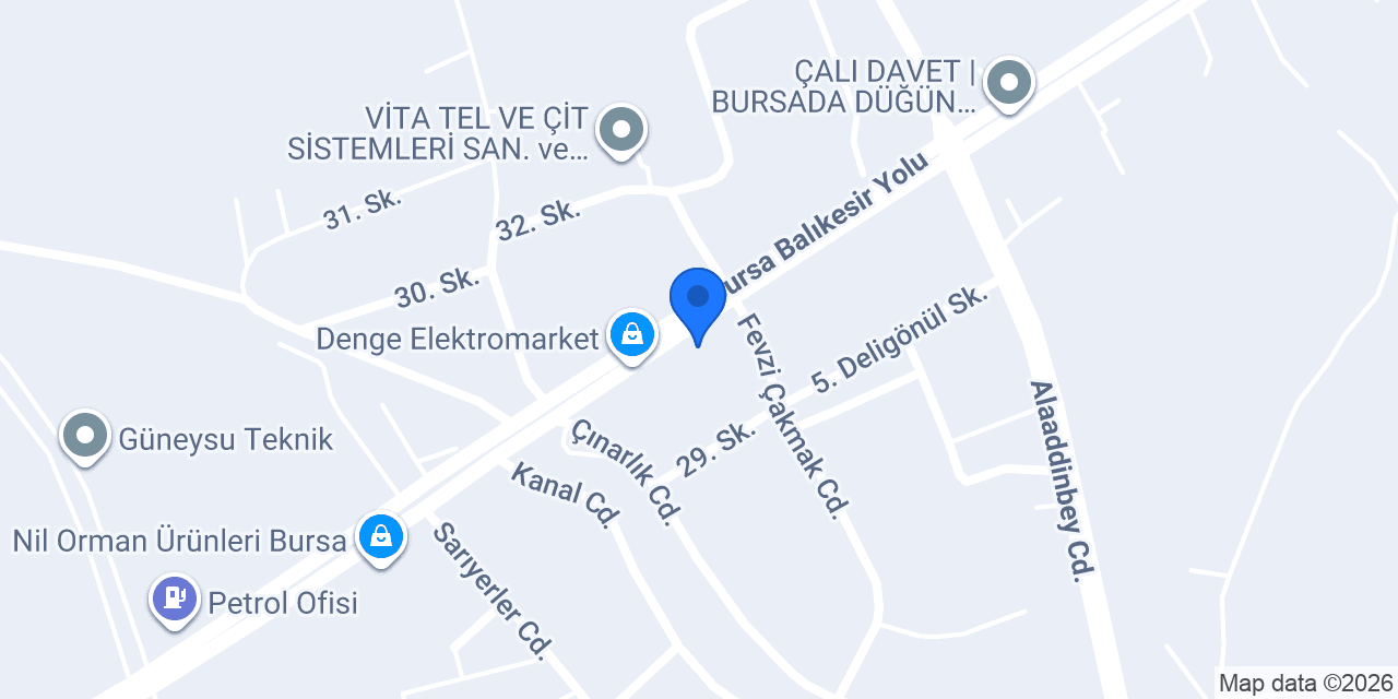 Çakırcalı Mühendislik konumu