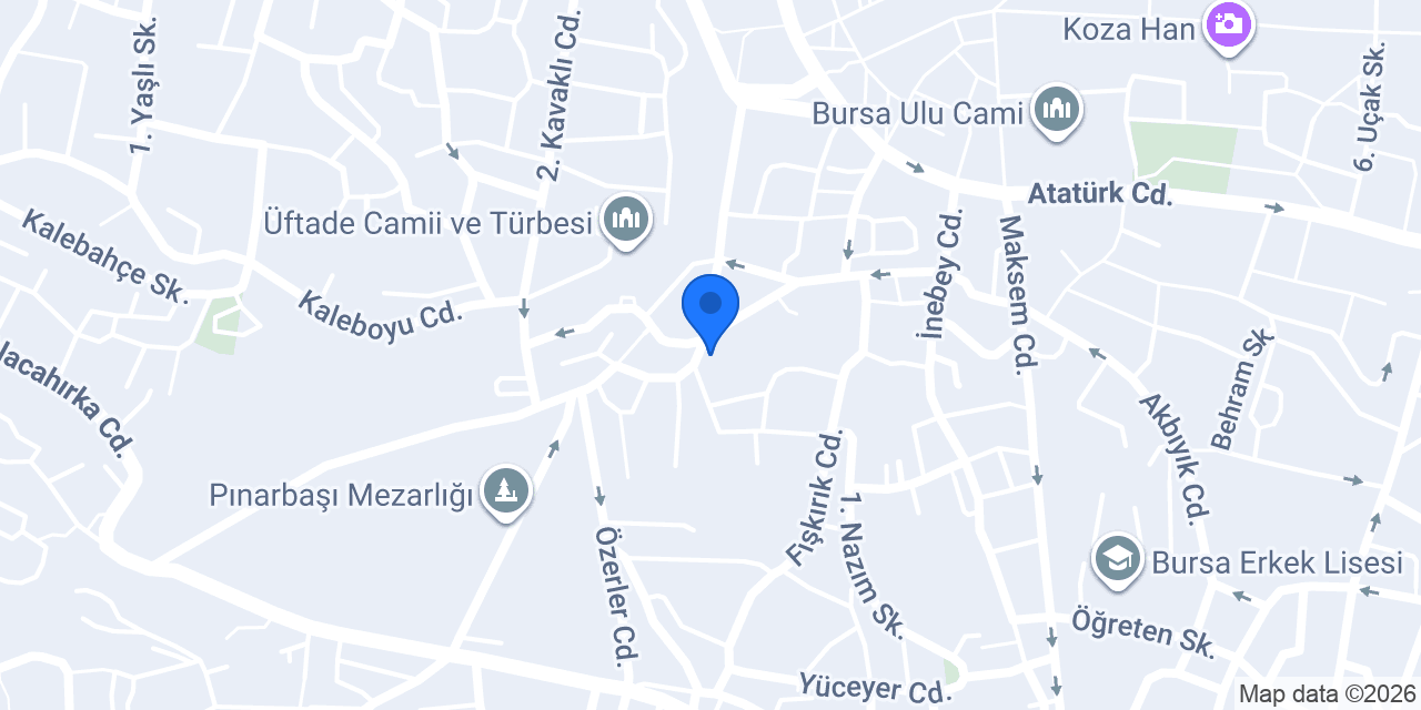 Uğur Otel konumu