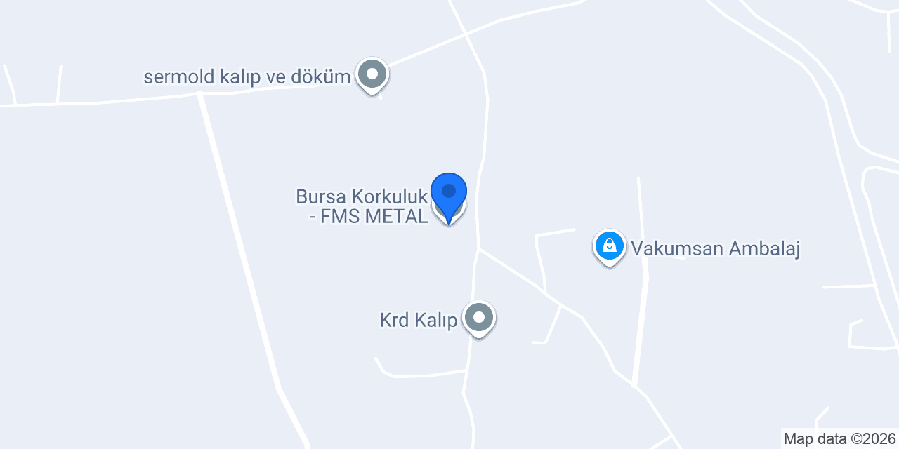 Bursa Korkuluk - FMS METAL konumu