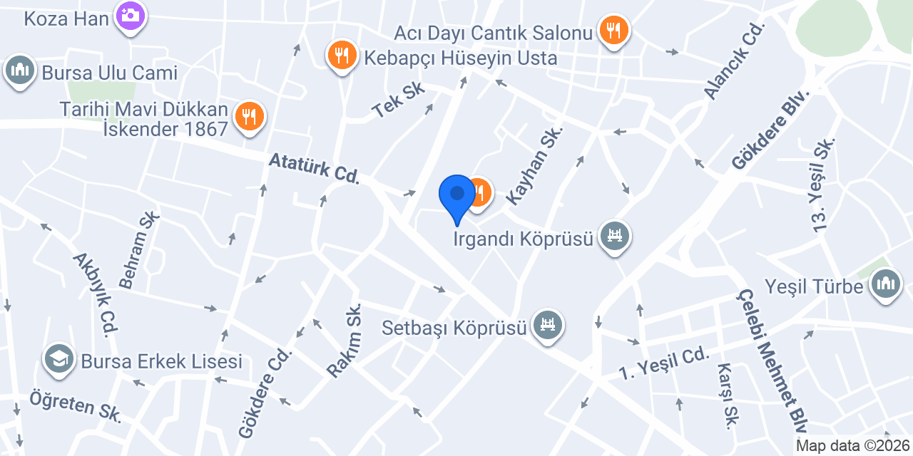 Yalçın Cafe konumu