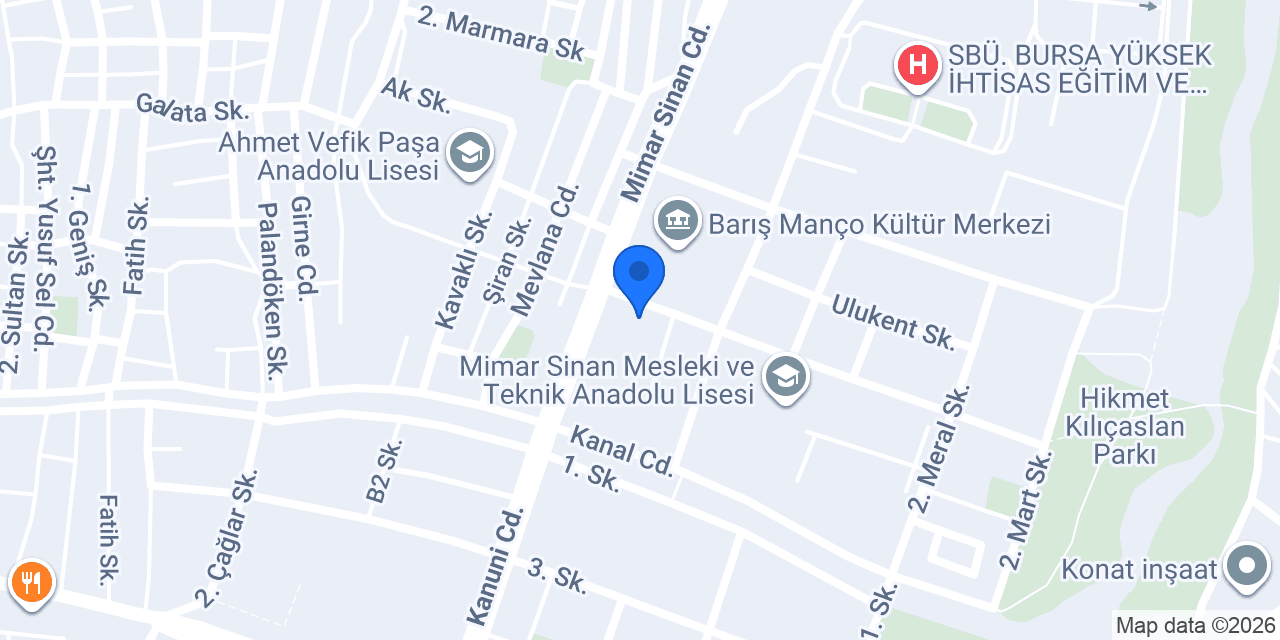 Sevimce Bayan Kuaför konumu