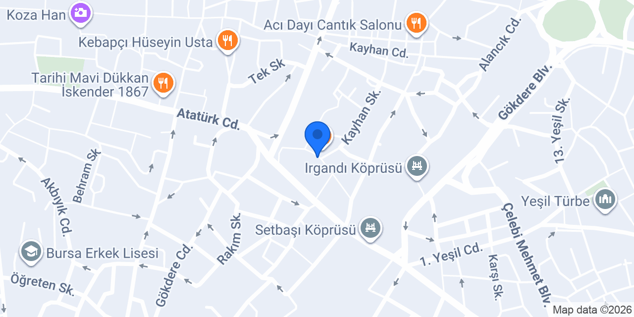 Bursa Eczanesi konumu