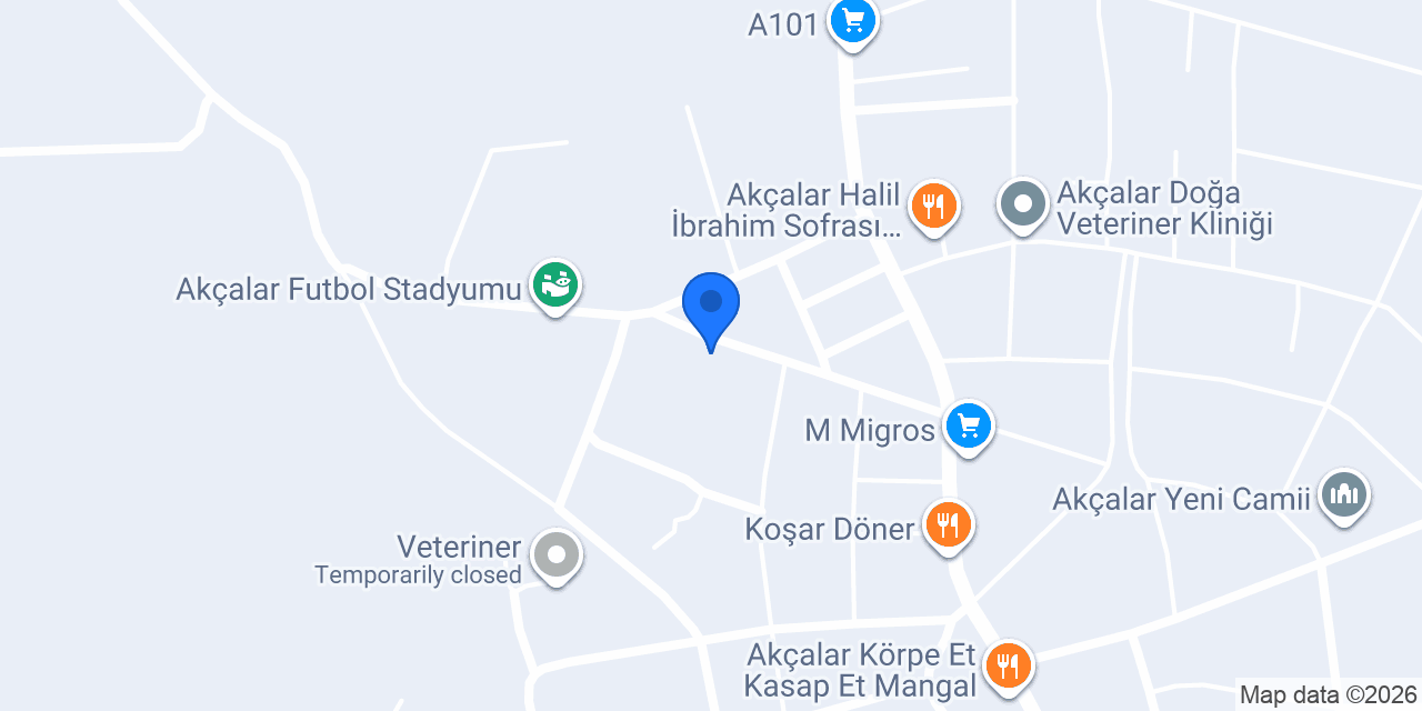 YÜKSELEN TEKEL VE GIDA MARKET konumu